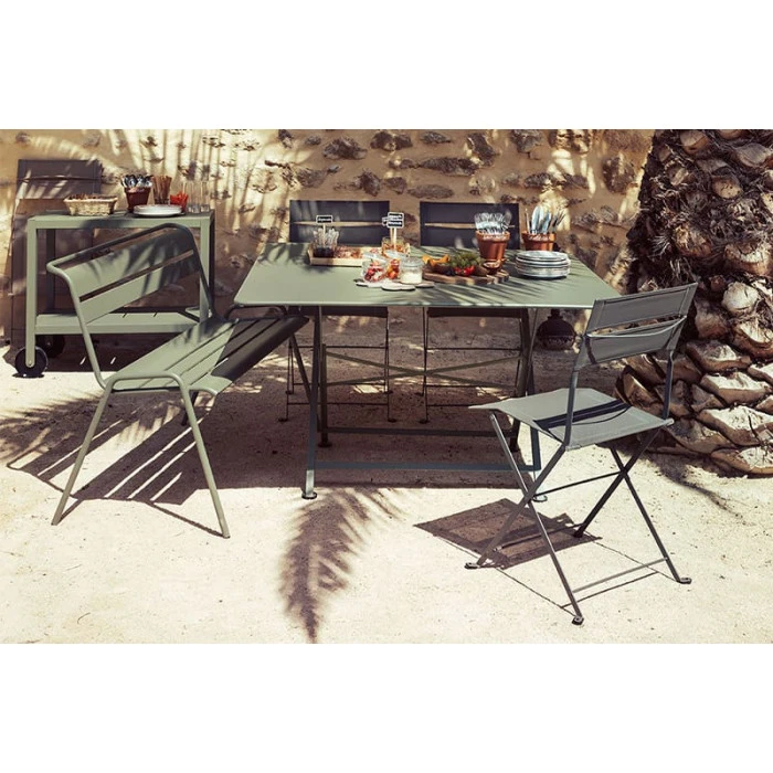 Table De Jardin 8 Personnes FERMOB Cargo 128 X 128 Cm - Cactus 5 Table De Jardin 8 Personnes FERMOB Cargo 128 X 128 Cm - Cactus – Image 3