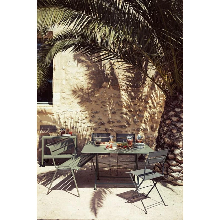 Table De Jardin 8 Personnes FERMOB Cargo 128 X 128 Cm - Cactus 4 Table De Jardin 8 Personnes FERMOB Cargo 128 X 128 Cm - Cactus – Image 2