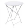 Table De Jardin 2 Personnes FERMOB Bistro Ă 60 Cm - Blanc Coton 1 Table De Jardin 2 Personnes FERMOB Bistro Ă 60 Cm - Blanc Coton -Jardin Meubles Soldes Boutique 024501 table jardin fermob bistro 60 blanc coton