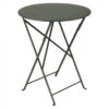 Table De Jardin 2 Personnes FERMOB Bistro Ø 60 Cm - Romarin -Jardin Meubles Soldes Boutique 024548 table jardin fermob bistro 60 romarin