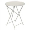 Table De Jardin 2 Personnes FERMOB Bistro Ø 60 Cm - Gris Argile