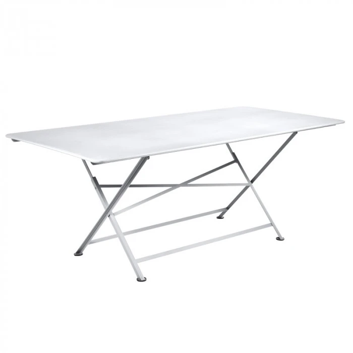 Table De Jardin 10 Personnes FERMOB Cargo 190 X 90 Cm - Blanc Coton 3 Table De Jardin 10 Personnes FERMOB Cargo 190 X 90 Cm - Blanc Coton