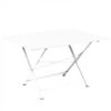 Table De Jardin 6 Personnes FERMOB Cargo 128 X 90 Cm - Blanc Coton