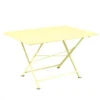 Table De Jardin 6 Personnes FERMOB Cargo 128 X 90 Cm - Citron Givré -Jardin Meubles Soldes Boutique 0248a6 table jardin fermob cargo 128 x 90 cm citron givre