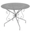 Table De Jardin 4 Personnes FERMOB Montmartre Ø 96 Cm - Gris Orage -Jardin Meubles Soldes Boutique 063026 table jardin fermob montmartre 96 cm gris orage