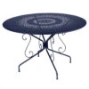 Table De Jardin 8 Personnes FERMOB Montmartre Ø 117 Cm - Bleu Abysse -Jardin Meubles Soldes Boutique 063192 table jardin fermob montmartre 117 cm bleu abysse