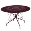 Table De Jardin 8 Personnes FERMOB Montmartre Ø 117 Cm - Cerise Noire -Jardin Meubles Soldes Boutique 0631b9 table jardin fermob montmartre 117cm cerise noire