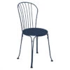 Chaise De Jardin Empilable FERMOB Opéra + - Bleu Abysse -Jardin Meubles Soldes Boutique 091192 chaise jardin empilable fermob opera bleu abysse