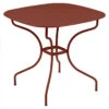 Table De Jardin 4 Personnes FERMOB Opéra + 82 X 82 Cm - Ocre Rouge -Jardin Meubles Soldes Boutique 094620 table jardin fermob opera 82 82 cm ocre rouge