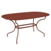 Table De Jardin Ovale 6 Personnes FERMOB Opéra + 160 X 90 Cm - Ocre Rouge -Jardin Meubles Soldes Boutique 094720 table jardin ovale fermob opera 160 90 cm ocre rouge