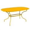 Table De Jardin Ovale 6 Personnes FERMOB Opéra + 160 X 90 Cm - Miel -Jardin Meubles Soldes Boutique 094773 table jardin ovale fermob opera 160 90 cm miel