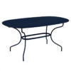 Table De Jardin Ovale 6 Personnes FERMOB Opéra + 160 X 90 Cm - Bleu Abysse -Jardin Meubles Soldes Boutique 094792 table jardin ovale fermob opera 160 90 cm bleu abysse