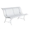 Banc De Jardin FERMOB Louisiane - Blanc Coton -Jardin Meubles Soldes Boutique 100001 banc jardin fermob louisiane blanc coton