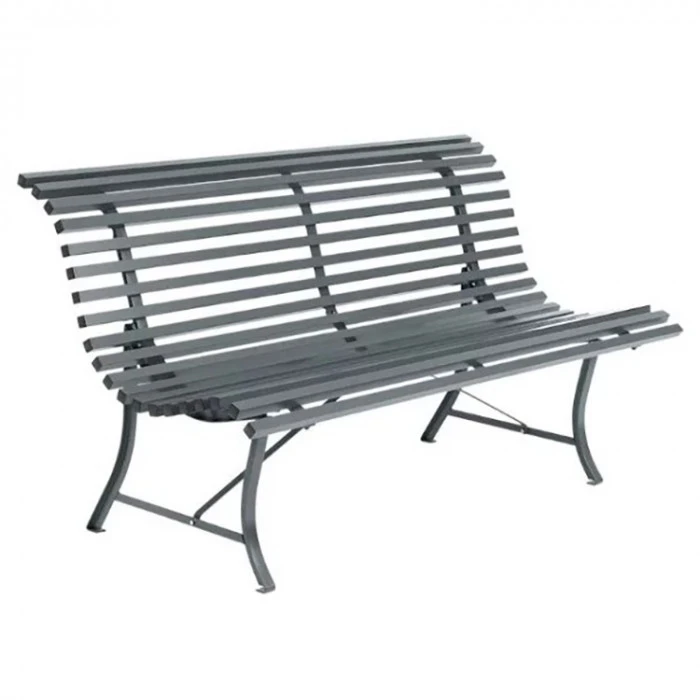 Banc De Jardin FERMOB Louisiane - Gris Orage 3 Banc De Jardin FERMOB Louisiane - Gris Orage