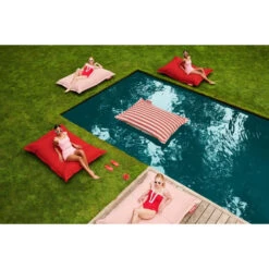 Pouf D'extérieur Fatboy Original Outdoor - Rouge -Jardin Meubles Soldes Boutique 102476 pouf exterieur fatboy original outdoor rouge piscine