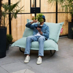 Rocking Chair Fatboy Rock'n'Roll - Noir -Jardin Meubles Soldes Boutique 103161 rocking chair fatboy rocknroll noir ecume