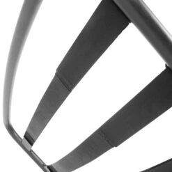 Pack Rocking Chair Rock'n'Roll Noir + Pouf Original Outdoor Gris Orage Fatboy -Jardin Meubles Soldes Boutique 103161 rocking chair fatboy rocknroll noir lanieres 1 1 1