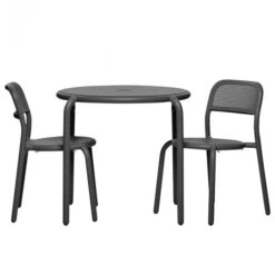 Lot De 2 Chaises De Jardin Fatboy Toní Chair - Anthracite -Jardin Meubles Soldes Boutique 104084 lot 2 chaises jardin fatboy toni anthracite table