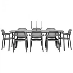 Lot De 2 Fauteuils De Jardin Fatboy Toní Armchair - Anthracite -Jardin Meubles Soldes Boutique 104094 lot 2 fauteuils jardin fatboy toni anthracite table