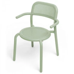 Lot De 2 Fauteuils De Jardin Fatboy Toní Armchair - Vert Brume