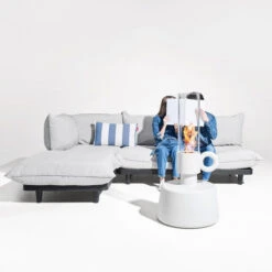 Lampe Fatboy Flamtastique - Gris Clair -Jardin Meubles Soldes Boutique 104684 lampe huile fatboy flamtastique gris clair paletti