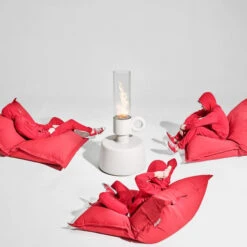 Lampe Fatboy Flamtastique - Gris Clair -Jardin Meubles Soldes Boutique 104684 lampe huile fatboy flamtastique gris clair poufs