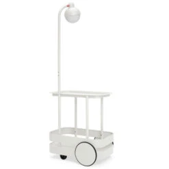 Chariot Desserte Fatboy Jolly Trolley - Gris Clair -Jardin Meubles Soldes Boutique 105834 chariot desserte fatboy jolly trolley gris clair gauche