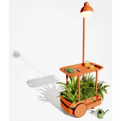 Chariot Desserte Fatboy Jolly Trolley - Tangerine -Jardin Meubles Soldes Boutique 105836 chariot desserte fatboy jolly trolley tangerine ambiance 3