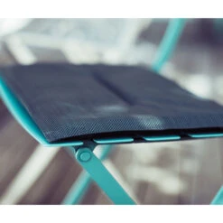 Coussin Galette De Chaise Pour FERMOB Bistro - Carbone -Jardin Meubles Soldes Boutique 2776 coussin galette carbone 2 1