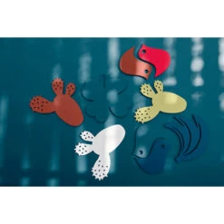 Dessous De Plat FERMOB Oiseaux - Bleu Abysse / Acapulco -Jardin Meubles Soldes Boutique 300209 dessous plat fermob oiseaux abysse acapulco ambiance 3