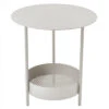 Guéridon De Jardin FERMOB Salsa - Gris Argile -Jardin Meubles Soldes Boutique 3270a5 table basse gueridon fermob salsa gris argile