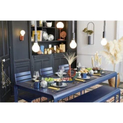 Sangle De Suspension Pour Lampe FERMOB Aplô - Carbone -Jardin Meubles Soldes Boutique 347047 sangle suspension lampe fermob aplo carbone ambiance 2