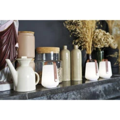 Lot De 3 Lampes Nomades FERMOB Balad H 12 Cm - Ocre Rouge -Jardin Meubles Soldes Boutique 360220 lot 3 lampes nomades fermob balad 12cm ocre rouge ambiance 2