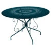 Table De Jardin 8 Personnes FERMOB Montmartre Ø 117 Cm - Bleu Acapulco 2 Table De Jardin 8 Personnes FERMOB Montmartre Ø 117 Cm - Bleu Acapulco -Jardin Meubles Soldes Boutique 377 21 bleu acapulco table oe 117 cm 1