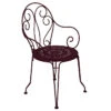 Fauteuil De Jardin Empilable FERMOB Montmartre - Cerise Noire -Jardin Meubles Soldes Boutique 4601b9 fauteuil jardin empilable fermob montmartre cerise noire