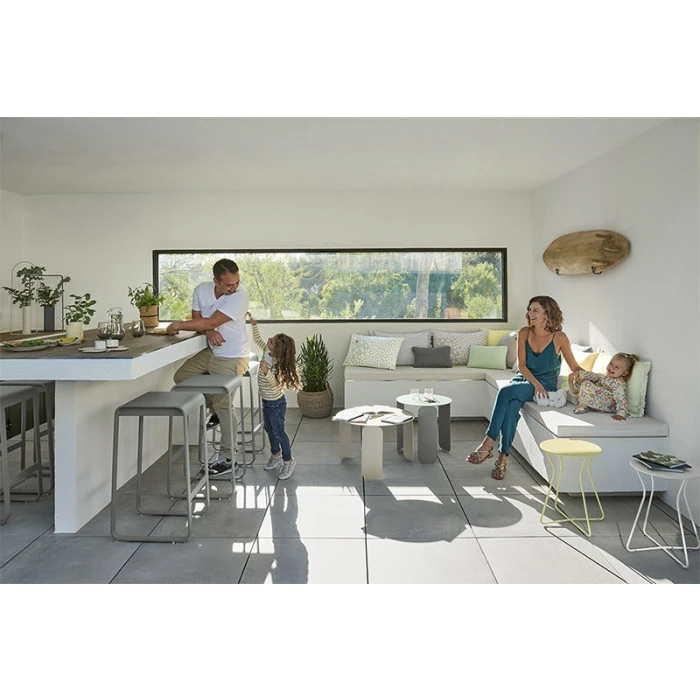 Tabouret De Jardin FERMOB Cocotte - Blanc Coton 5 Tabouret De Jardin FERMOB Cocotte - Blanc Coton – Image 3