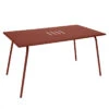 Table De Jardin 6 Personnes FERMOB Monceau 146 X 80 Cm - Ocre Rouge -Jardin Meubles Soldes Boutique 483120 table jardin fermob monceau 146 80 cm ocre rouge