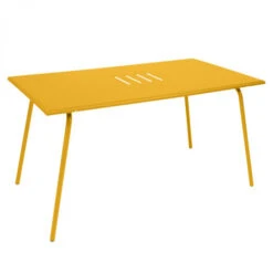 Table De Jardin 6 Personnes FERMOB Monceau 146 X 80 Cm - Miel