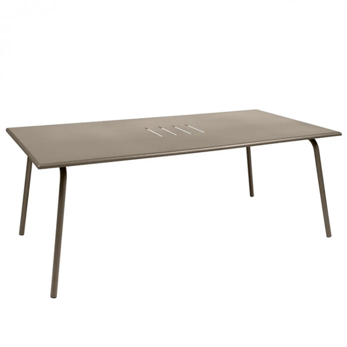 Table De Jardin 8 Personnes FERMOB Monceau 194 X 94 Cm - Muscade 3 Table De Jardin 8 Personnes FERMOB Monceau 194 X 94 Cm - Muscade