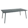 Table De Jardin 8 Personnes FERMOB Monceau 194 X 94 Cm - Gris Orage -Jardin Meubles Soldes Boutique 483226 table jardin fermob monceau 194 94 cm gris orage