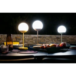 Lampe FERMOB Mooon! - Miel 13 Lampe FERMOB Mooon! - Miel -Jardin Meubles Soldes Boutique 5302 lampe mooon muscade 1