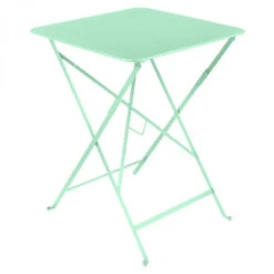 Table De Jardin Pliante 2 Personnes FERMOB Bistro 57 X 57 Cm - Vert Opaline