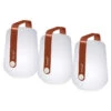 Lot De 3 Lampes Nomades FERMOB Balad H 12 Cm - Ocre Rouge -Jardin Meubles Soldes Boutique balad h12 ocre rouge