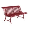 Banc De Jardin FERMOB Louisiane - Piment -Jardin Meubles Soldes Boutique banc jardin louisiane fermob piment 1
