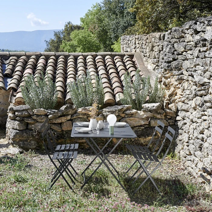 Salon De Jardin Fermob Bistro 117 X 77 Cm Carbone, 4 Personnes 3 Salon De Jardin Fermob Bistro 117 X 77 Cm Carbone, 4 Personnes