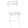Chaise De Jardin Pliante FERMOB Bistro Métal - Blanc 2 Chaise De Jardin Pliante FERMOB Bistro Métal - Blanc -Jardin Meubles Soldes Boutique bistro chaise m tal blanc coton 1