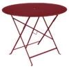 Table De Jardin 4 Personnes FERMOB Bistro Ø 96 Cm - Piment -Jardin Meubles Soldes Boutique bistro table d96 piment 1