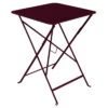 Table De Jardin Pliante 2 Personnes FERMOB Bistro 57 X 57 Cm - Cerise Noire -Jardin Meubles Soldes Boutique bistro table 57x57 cerise noire