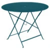 Table De Jardin 4 Personnes FERMOB Bistro Ø 96 Cm - Bleu Acapulco -Jardin Meubles Soldes Boutique bistro table 96 bleu acapulco 1