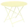Table De Jardin 4 Personnes FERMOB Bistro Ø 96 Cm - Citron Givré -Jardin Meubles Soldes Boutique bistro table d96 citron givre 1